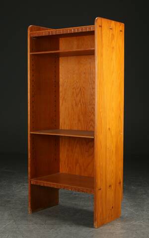 Martin Nyrop. Lille reol tegnet til Københavns Rådhus, Martin Nyrop 1849-1921. 