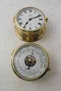 Skeppsur  barometer, mässing
