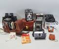 Parti kameror m.m. 12 delar, Rollei, Flexarel m. fl.
