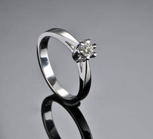 Brillantring - 0.20 ct.