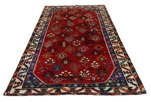 Handknuten persisk matta, Bakhtiari 270 x 145 cm