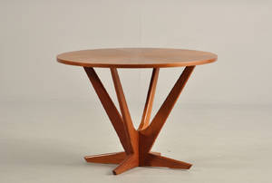 Søren Georg Jensen. Kubus sofabord af teaktræ