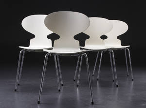Arne Jacobsen 1902-1971. Fire stole Myren, model 3101 4