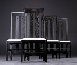 Charles Rennie Mackintosh . Lowback Ingram Chair 4