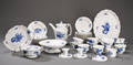 Kgl. P. Blå blomst kaffestel dele 39