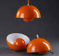 Verner Panton. Tre Flowerpot pendler 3