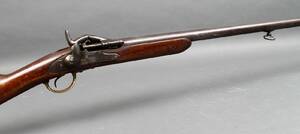 Enkeltløbet bagladergevær model 1848.