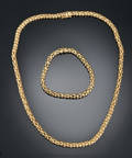 Halscollier og armbånd af guld 2
