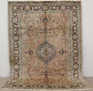 Kashmir silketæppe, 360 x 267 cm.