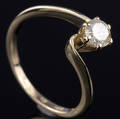 Solitaire ring ca. 0.50 ct.