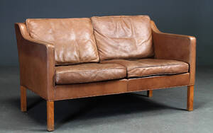 Børge Mogensen. To-pers sofa model 2322