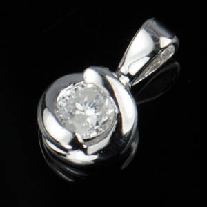 Brillant vedhæng ca. 0.35 ct.