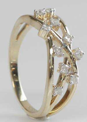 Diamant ring ca. 0,25 ct.