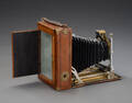Storformatkamera med compurlukker, ca.1900 