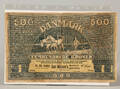 500kr. Reklameseddel, Herreekviperingsforretning Carl Nielsen Nykjøbing Falster 1918. 1