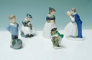 Kgl. P., BG. Samling figurer i porcelæn5