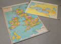 To landkort, Great Britain and Ireland og The Mediterranean 2