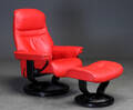 Stressless. Lænestol samt skammel 2