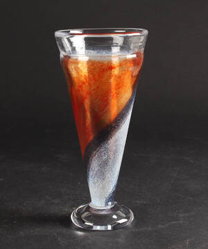 Kjell Engman, Kosta Boda, vase, glas