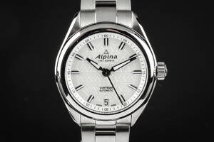 Alpina Comtesse Automatic Guilloche herrearmbåndsur