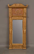 Spegel, 1800-tal, bronserad och förgylld