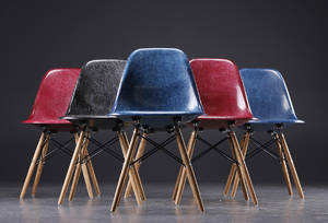 Charles Eames 1907-1978. Seks stole model DSW 6