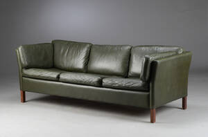 Møbelproducent. Tre-Pers sofa, læder