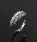 Ring med brillanter, ca. 0.49 ct. 