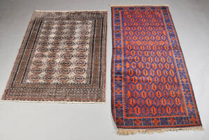 To orientalske tæpper, 176x122 og 225x95 cm. 2