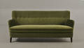 Sofa i grønt velour , 194050erne