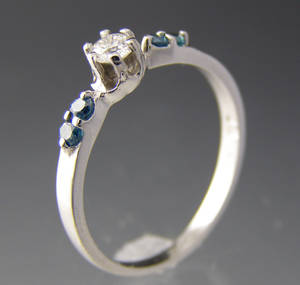 Brillant ring ca. 0.34 ct.