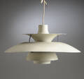 Poul Henningsen. PH5 pendel, hvid