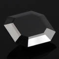Uindfattet behandlet sort diamant ca 9.66  ct