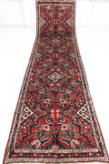 Orientmatta, handknuten, Hamedan, 410x112 cm