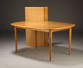 Dansk møbelproducent. Spisebord, egetræ, 1960erne