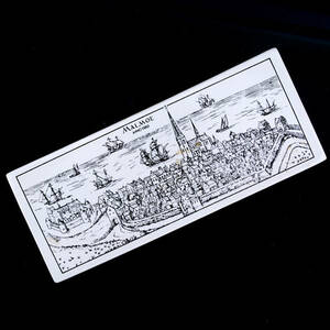 TRÄASK MED PORSLINSLOCK, Malmoe, 1900-talets senare del.