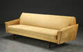 Sovesofa, velour, dansk møbelproducent