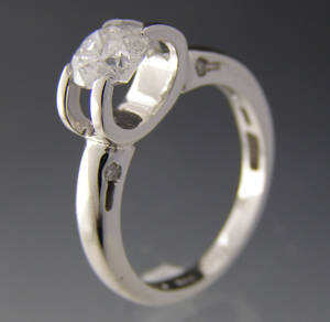 Brillant ring ca. 1.13 ct. Denne auktion er annulleret - se nu vare 1915878