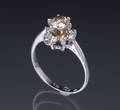Diamantring, ca. 0.72 ct