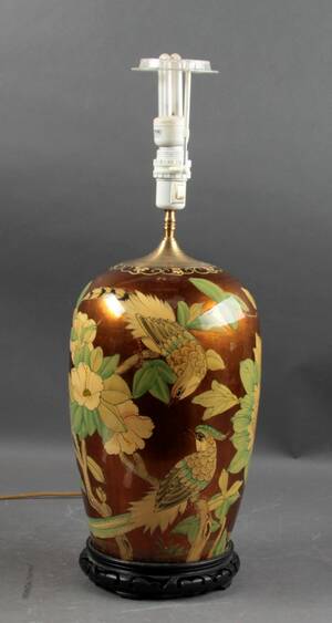 Kinesisk bordlampe Denne vare er sat til omsalg under nyt varenummer 4890234