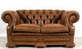 SOFFA, 2-sits, Chesterfieldmodell, 1900-talets andra hälft.