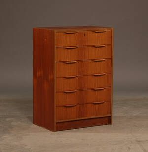 Dansk Møbelproducent, Kommode i teak 1960erne 