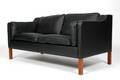 Børge Mogensen. Fritstående to-pers. sofa, model 2212
