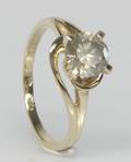 Solitairering, ca. 1.17 ct.