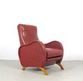 Verstellbarer Lounge Sessel der 1950er Jahre