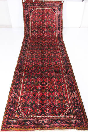 Orientmatta, handknuten, Hosseinabad, 320x105 cm
