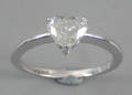 Solitairering. Ca. 0.81 ct