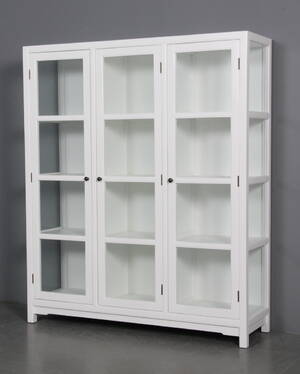 Vitrineskab. Hvid bemalet. Denne vare er sat til omsalg under nyt varenummer 4913013