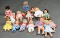 Samling dukker, gummi, plast m.m 15