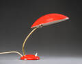 Christian Dell. Kaiser bordlampe, model 6782, rød  